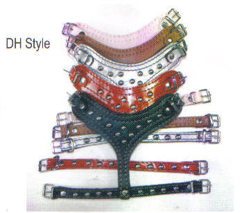 Studded Leather Dog Harnesses By Top Dog